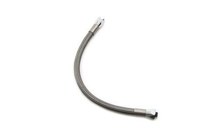 Russell Universal Stainless Oil Hose 15" for Harley Big Twins & XL