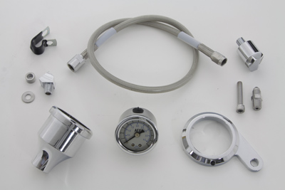 Harley XL 1991-UP Sportster Rocker Box Oil Pressure Gauge Kit