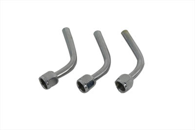 Oil Tube Fitting with 45 Degree Elbow - 3 Pack