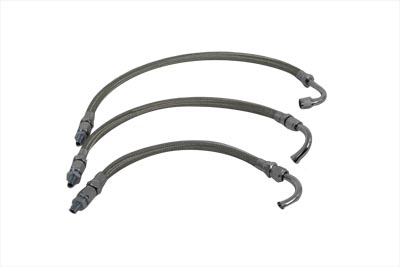 Oil Line Set with Elbows for Harley 1936-1964 Big Twins