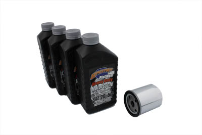 Oil Change Kit 20w50 for 1980-UP Big Twins & XL Sportsters
