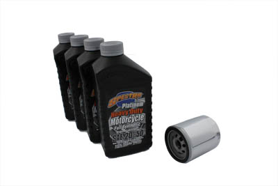 Oil Change Kit 20w50 for 1999-UP Big Twins