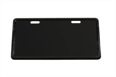 License Plate Frame Bracket Curved Style Black 4\" x 7\"