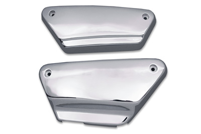 Frame Side Cover Set Smooth Chrome Steel for FXR & FXRS 1984-1994