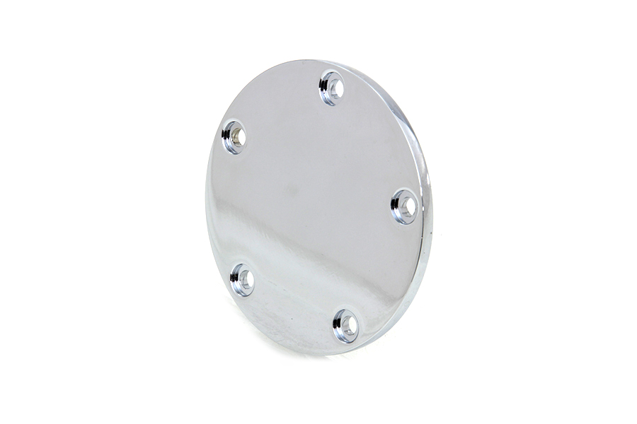 Smooth Flat Ignition System Cover 5-Hole Chrome for TC-88 Models