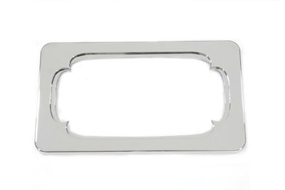 License Plate Frame Thorn Style Chrome Billet for 4" x 7" Plates