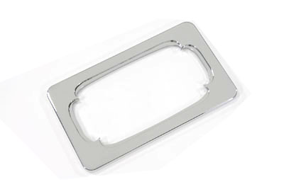 License Plate Frame Thorn Style Chrome Billet for 4" x 7" Plates