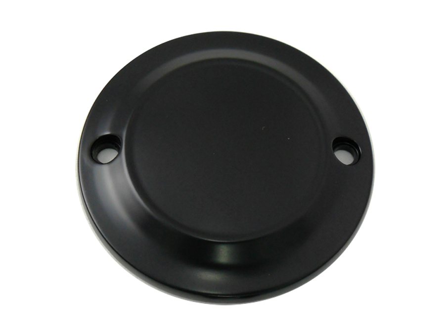 Black 2-Hole Smooth Ignition Points Cover for XL 2004-UP