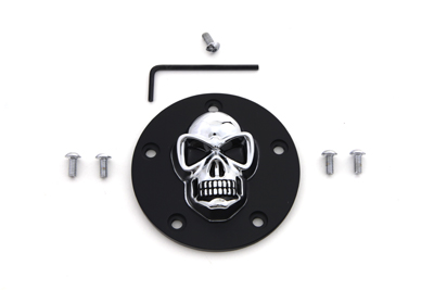 Black Skull Style Point Cover for Harley 1999-2011 Big Twins