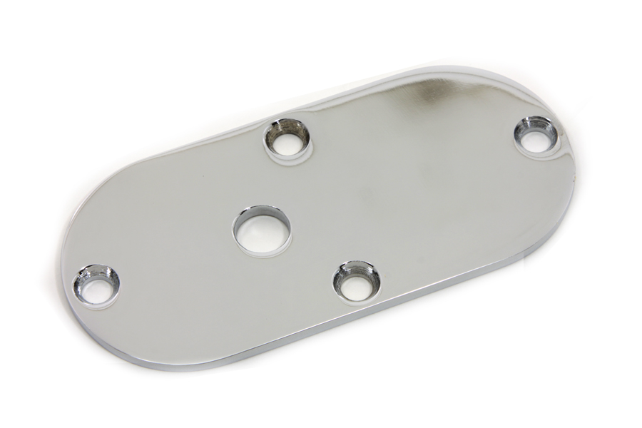 Oval Inspection Chrome for Harley FX 1971-1973 with Hole