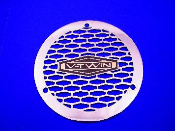 Chrome Ventilated 3-Hole Derby Cover for 1970-98 Harley Big Twins