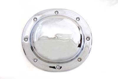 Chrome Bird Type Derby Cover for Harley 1936-1964 Big Twins