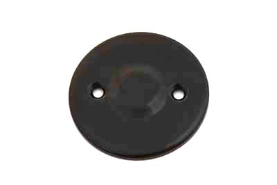 Inspection Cover Black Chrome w/ Dimple for 1936-64 Big Twins & 45"