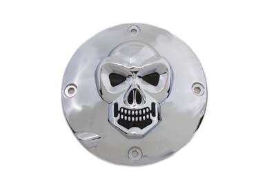 Skull Clutch Inspection Cover Chrome for XL 1994-03 Sportsters