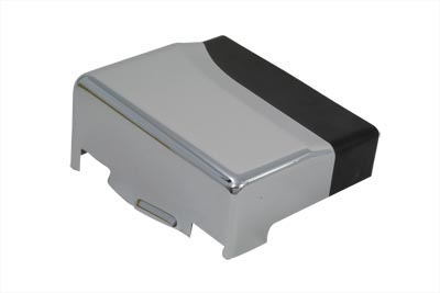 Battery Top and Side Cover Chrome w/ Black Accent FXD 1991-2005