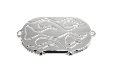 Flame Transmission End Cover Chrome for 1987-1999 Big Twins