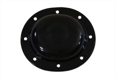 Black Replica Dimple Steel Derby Cover for 1936-64 Harley Big Twins