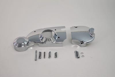 Chrome Cam and Sprocket Cover Kit for XL 1971-1976 Harley