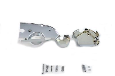 Chrome Cam and Sprocket Cover Kit for XL 1971-1976 Harley