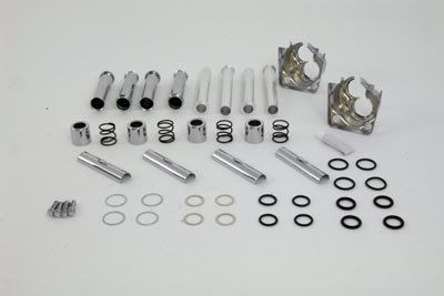 Pushrod Cover Set Chrome for 1984-1998 Big Twins