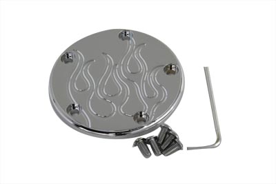 Flame Ignition System Cover 5-Hole Chrome for 1999-UP Big Twins
