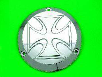 3-Hole Derby Cover Chrome for Big Twins