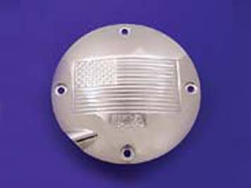 Chrome XL 1994-2003 Sportsters USA Flag Inspection Cover