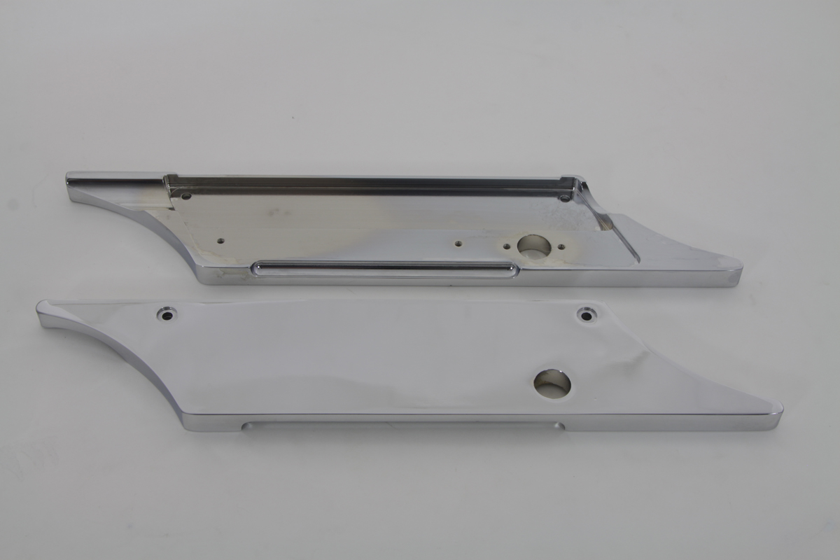 Plain Winged Saddlebag Latch Set for FLT 1993-UP Touring