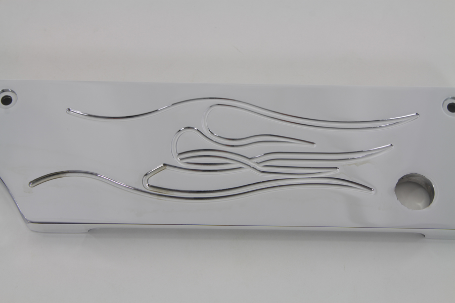 FLT 1993-UP Flame Winged Saddlebag Latch Set