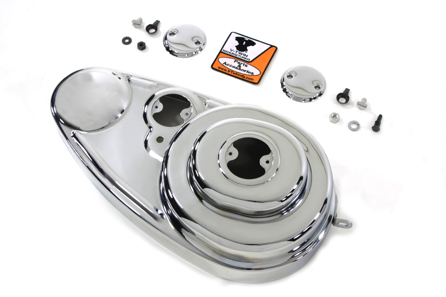 Chrome 45" Outer Primary Cover Kit for 1941-1963 W & G