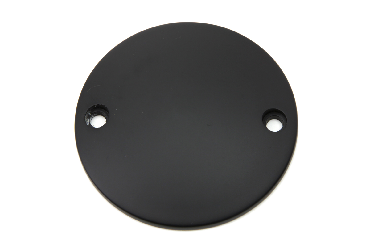 Black Smooth Domed Ignition System Cover for Big Twins & XL