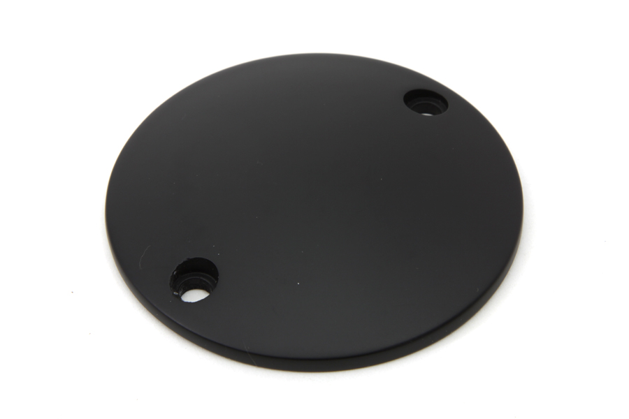 Black Smooth Domed Ignition System Cover for Big Twins & XL