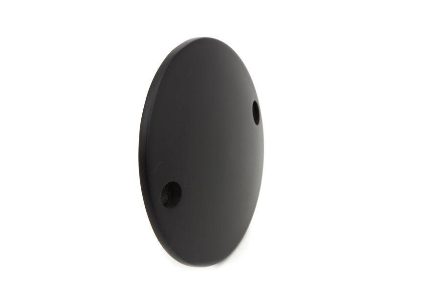 Black Smooth Domed Ignition System Cover for Big Twins & XL
