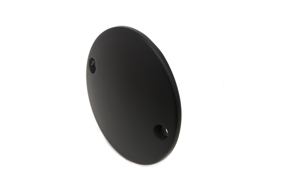Black Smooth Domed Ignition System Cover for Big Twins & XL