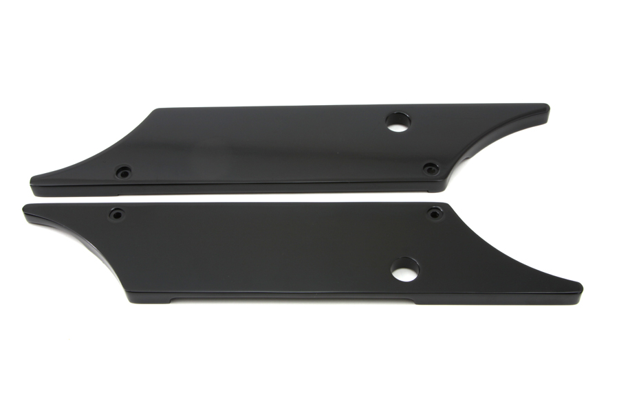 FLT 1993-UP Touring Black Winged Saddlebag Latch Set