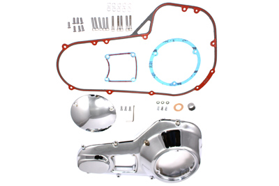 Chrome Outer Primary Cover Kit for FXR & FLT 1985-1988 Big Twins