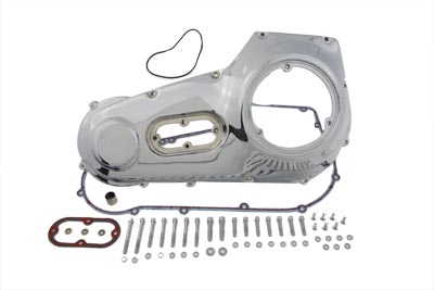 Chrome Outer Primary Cover Kit for 5-Speed 1995-98 FXD & Softails
