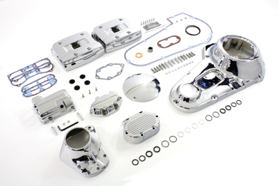 Chrome 1985-1986 FXST & FLST Engine Dress Up Kit