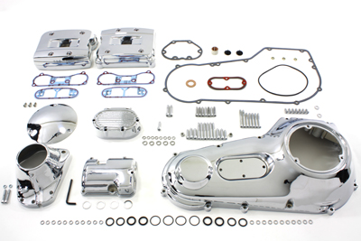 Chrome 1989-1991 FLST & FXST Engine Dress Up Kit