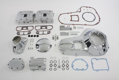 Chrome FLT 1992 Tour Glide Engine Dress Up Kit
