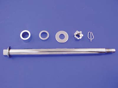 Chrome Rear Axle Kit 3/4" OD 12" Long for XL 2000-2003 Sportsters