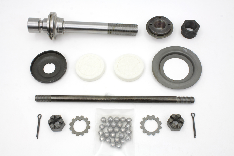 W 1936-1952 Side Valve 45" Front Wheel Hub Axle Kit