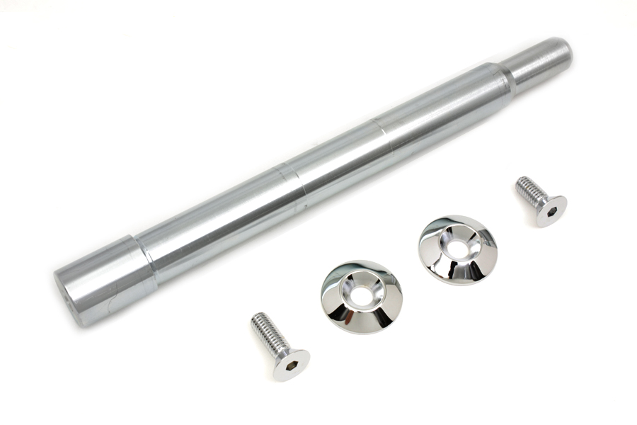 Chrome Flush Mount Front Axle Kit 25mm for FL 2008-UP Big Twins