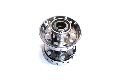 Chrome Replica Wheel Hub Star Type for 1936-66 Big Twins & 45"