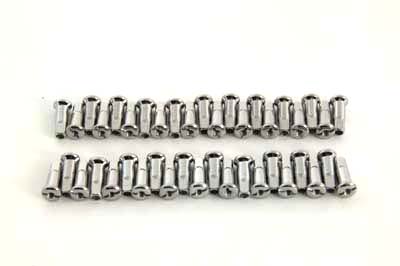 Spoke 40 Piece Chrome Nipple Set .875" Long 6-8 Guage Steel