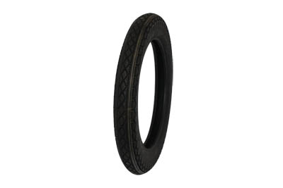Replica Black Diamond 4.00 X 18 Front/Rear Blackwall Tire for Harley