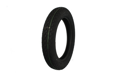 Replica Black Diamond 4.50 X 18 Front/Rear Blackwall Tire for Harley