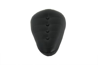 Black 4 Button Solo Seat for Harley & Customs