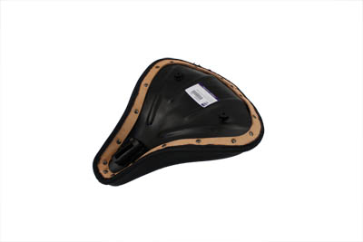 Replica Black 16 in. Leather Solo Seat for Harley & Customs