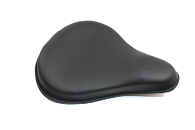 Replica Black 16 in. Leather Solo Seat for Harley & Customs